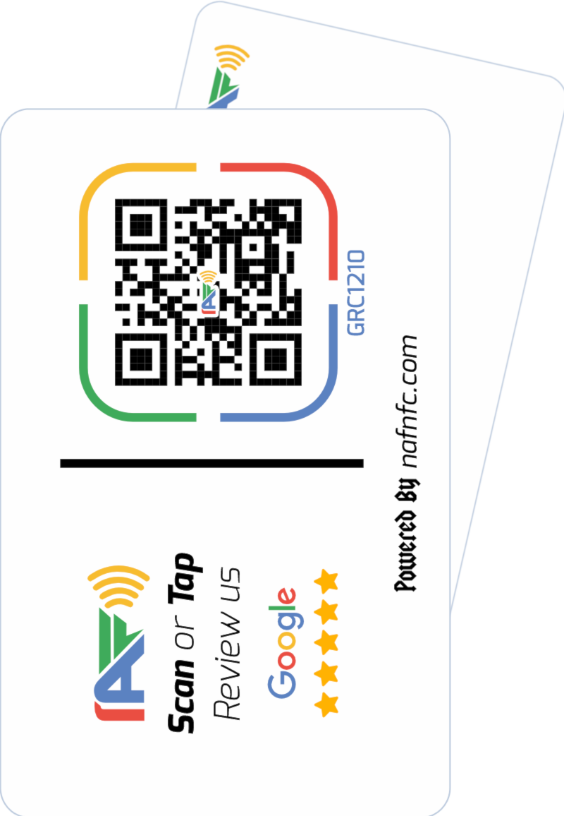 NFC/QR Card Mockup