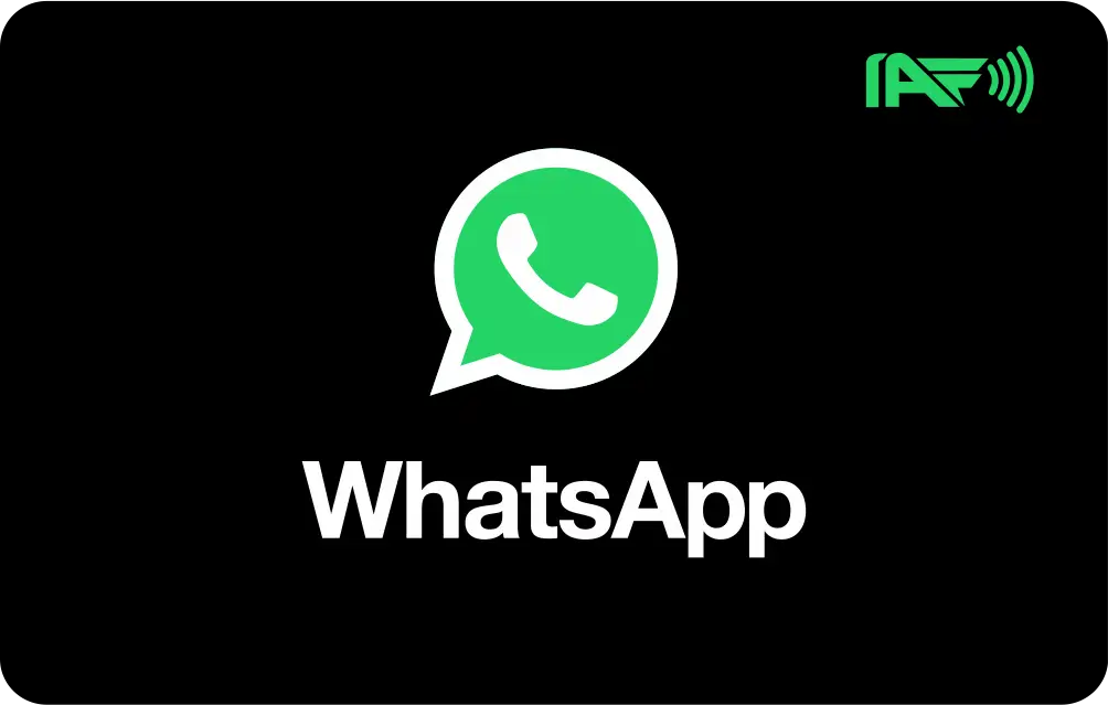 WhatsApp NFC card