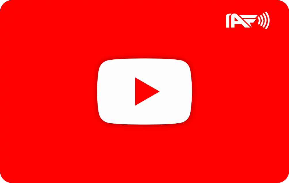 YouTube NFC card
